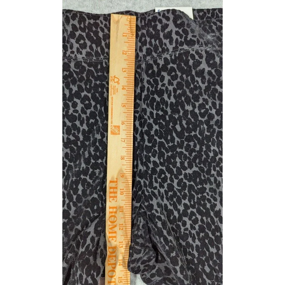 Old Navy Women Pants XXL NWT‎ Stevie High Rise Velvet Burnout Leopard Skinny